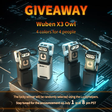 Wuben X3 Owl Flashlight Giveaway: Win Now!