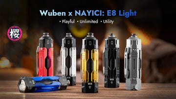 Wuben E8: When a flashlight meets a fidget spinner! What will happen?