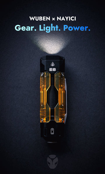 Wuben × NAYICI E8: The Must-Watch EDC Flashlight of 2025!