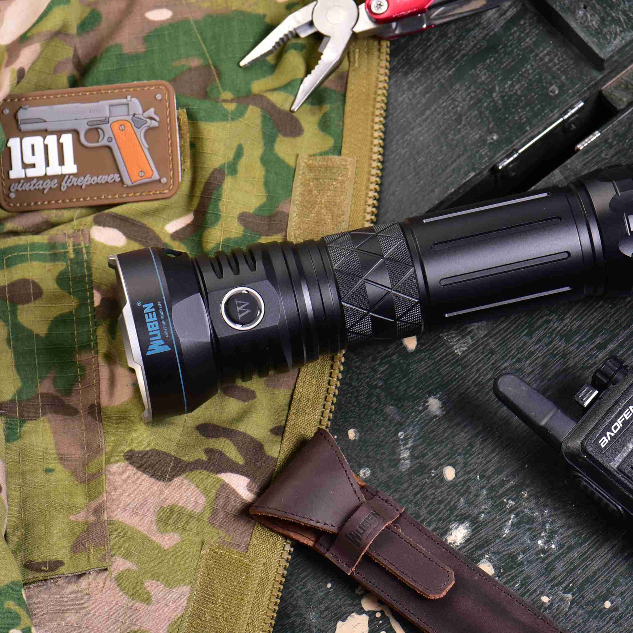 Super Bright Waterproof Flashlight-12000 Lumens