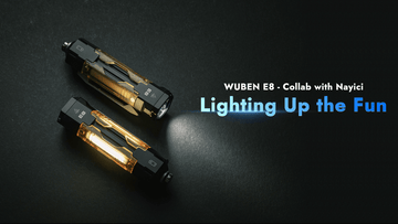 Inside the hexagonal prism are three types of light – Wuben E8, a truly unique portable flashlight!