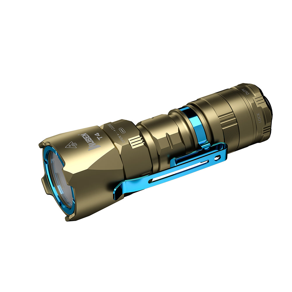 Wuben T4 Portable Tactical Flashlight（ Get Free Ring）