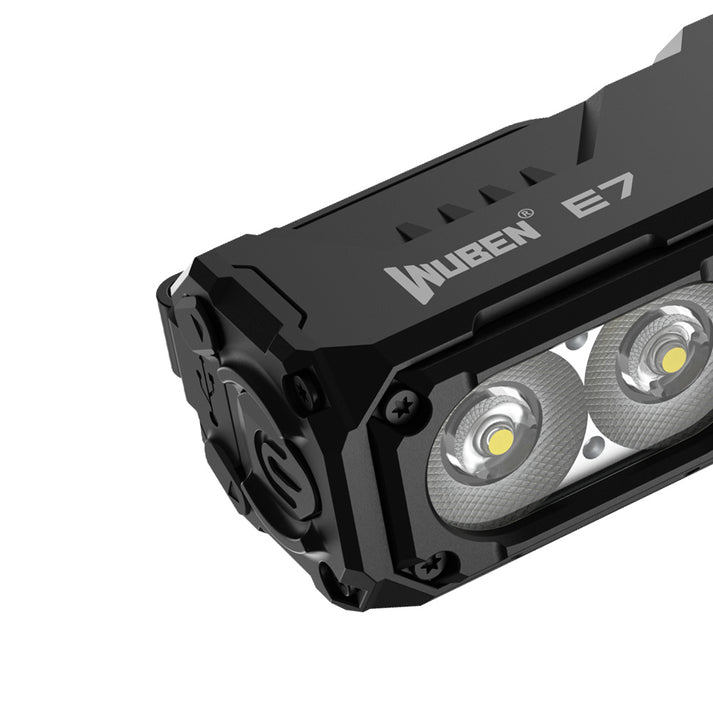 Wuben Lightok X3 Owl 700lm Rechargeable EDC Flashlight - White X3 + Base  (Black)