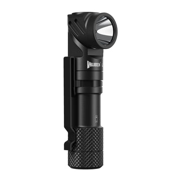 L1 2000 Lumens Flashlight - Dual Light Sources Flashlight with 180° Rotating Head-