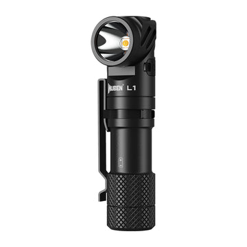 L1 2000 Lumens Flashlight - Dual Light Sources Flashlight with 180° Rotating Head