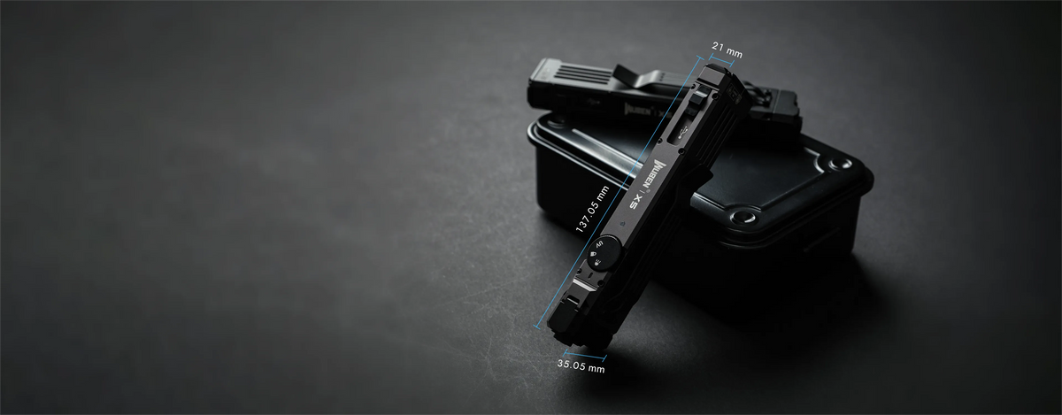 X5 dimensions and lightweight design