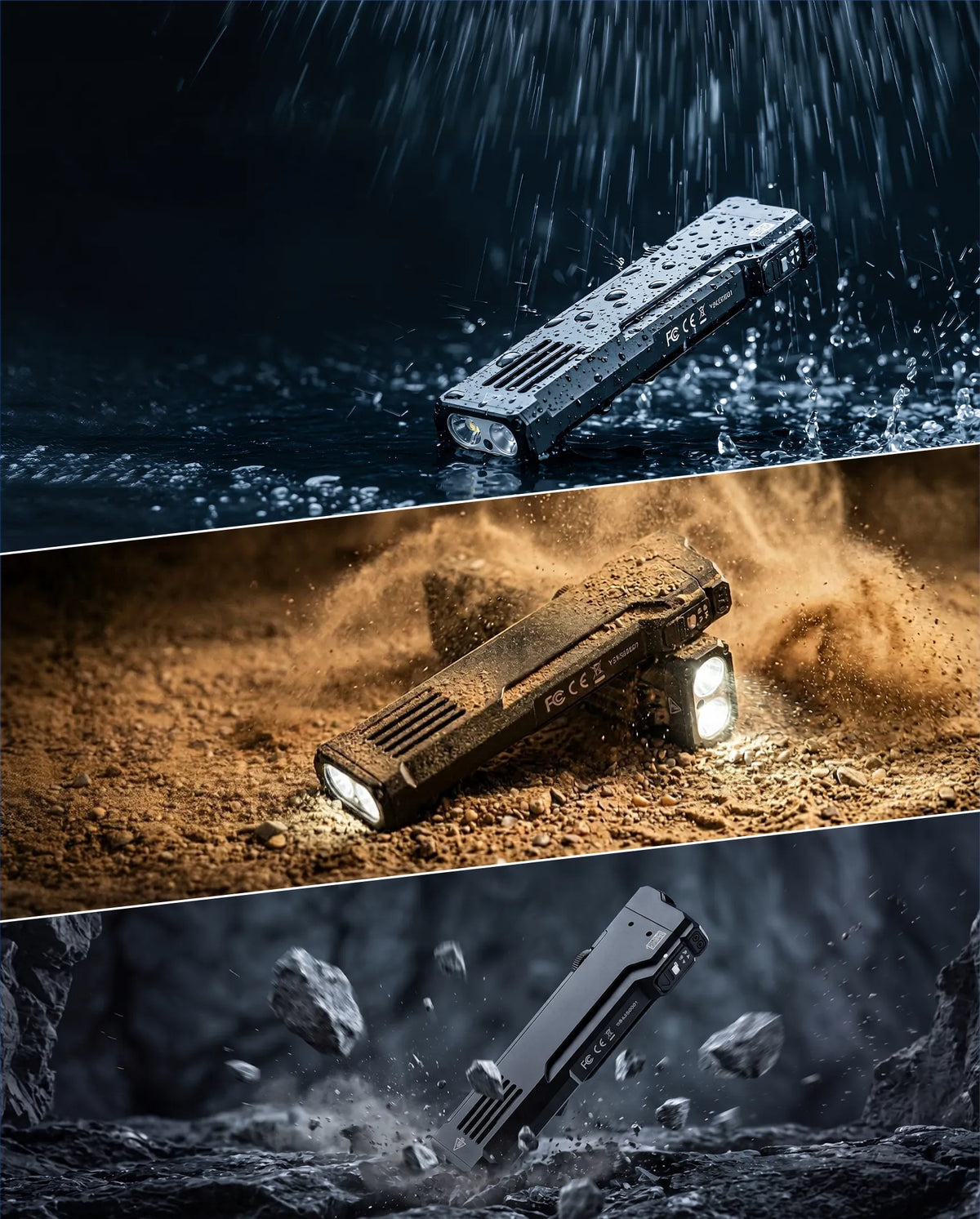 X5 protection in water, dust and impact conditions
