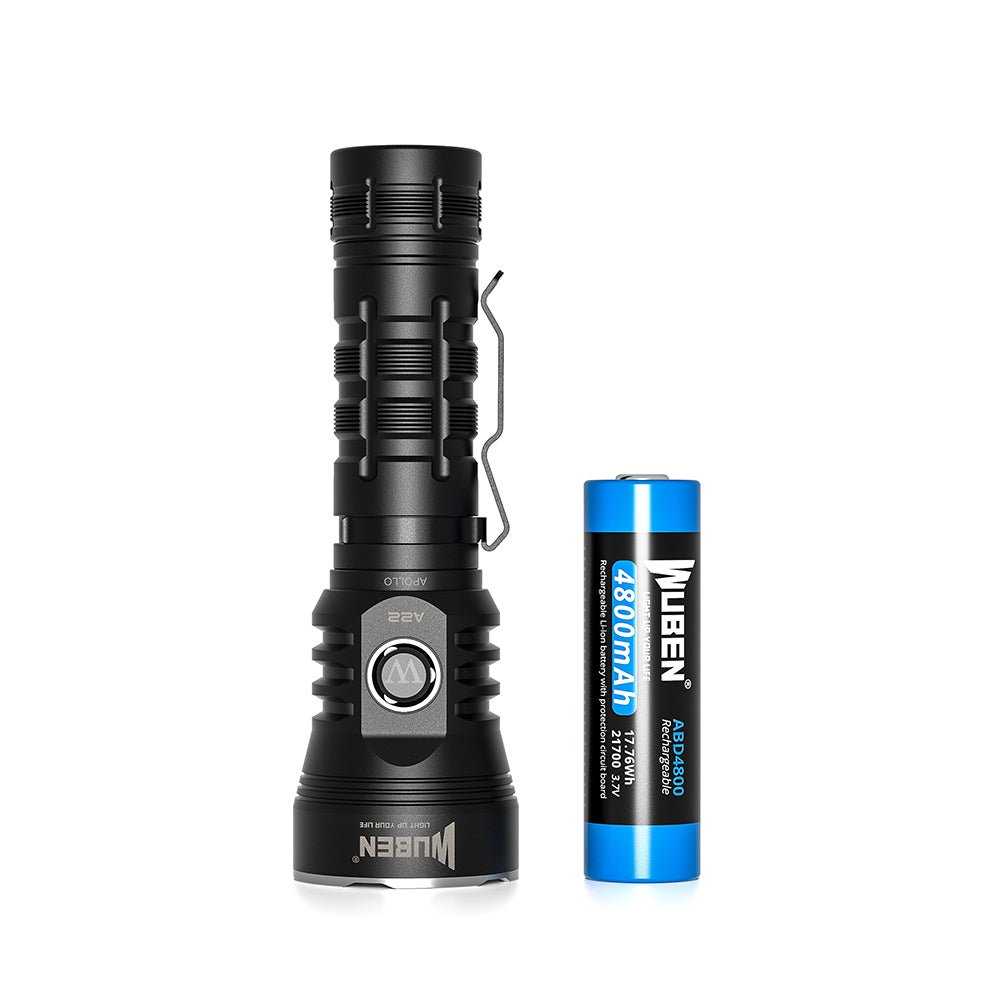 WUBEN A22 懐中電灯 4500ルーメン Wuben A22 4500 Lumens Hight Lumen Rechargeable Flashlight