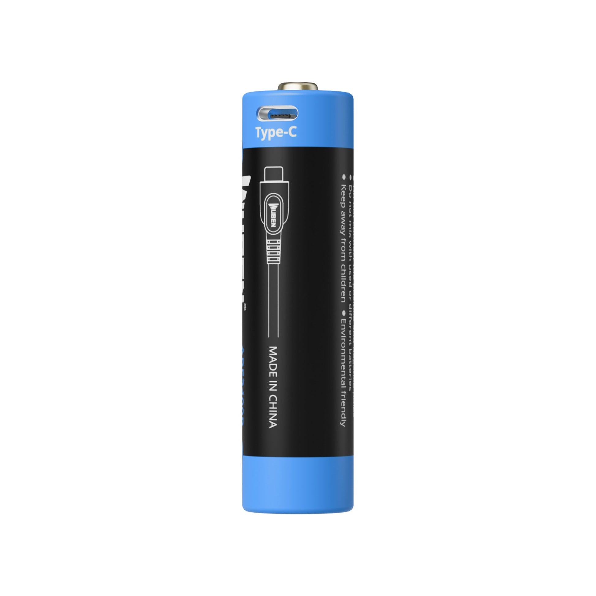 ABE3400 Rechargeable Type-C 18650 Battery - 3400mAh