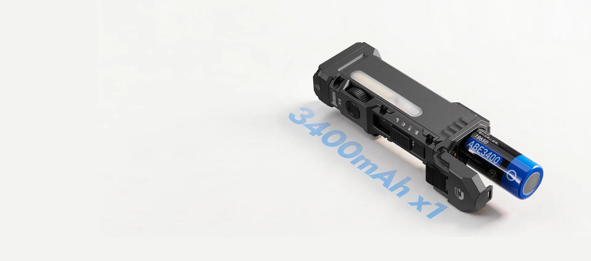 X4 replaceable battery and 3400mAh capacity