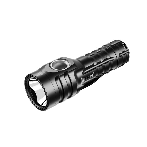best rechargeable flashlight above 900 lumens Wuben E6 900 Lumens Small Steel Cannon EDC LED Flashlight