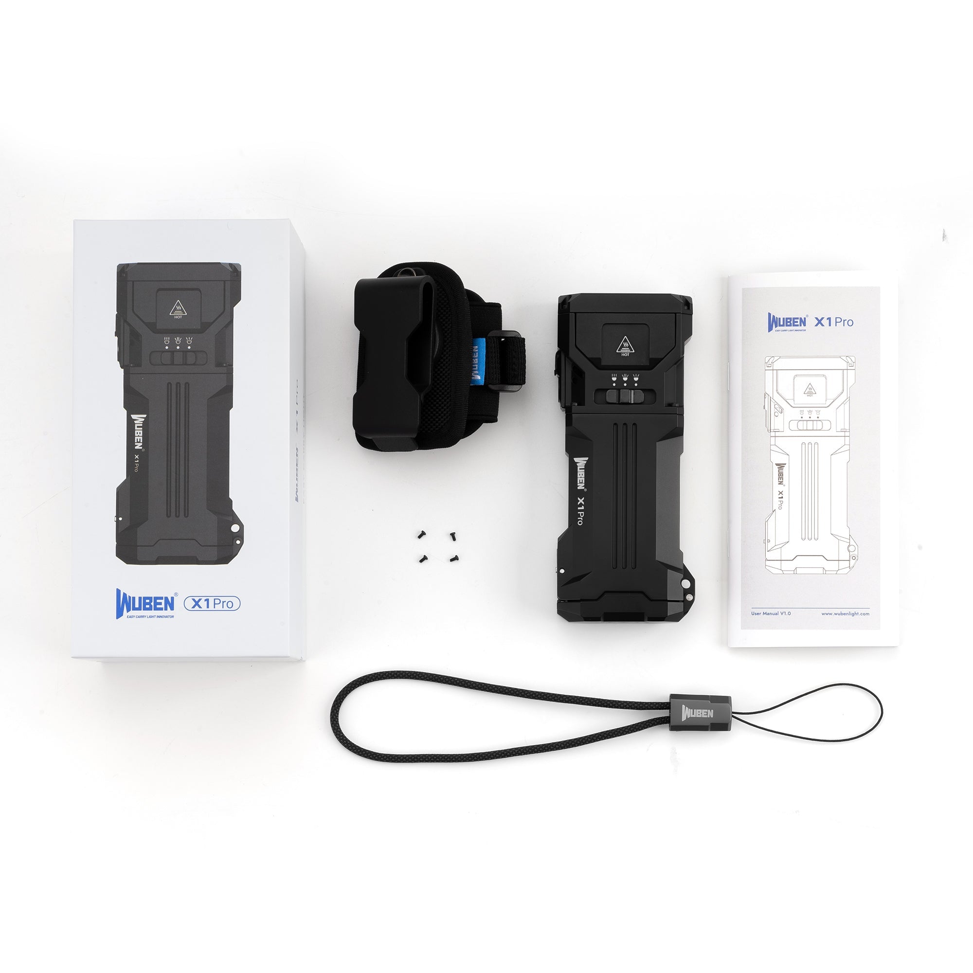 Wuben X1 Pro 高輝度LEDライト 2026 Wuben X1Pro 12300 Lumens EDC Flashlight with Power Bank
