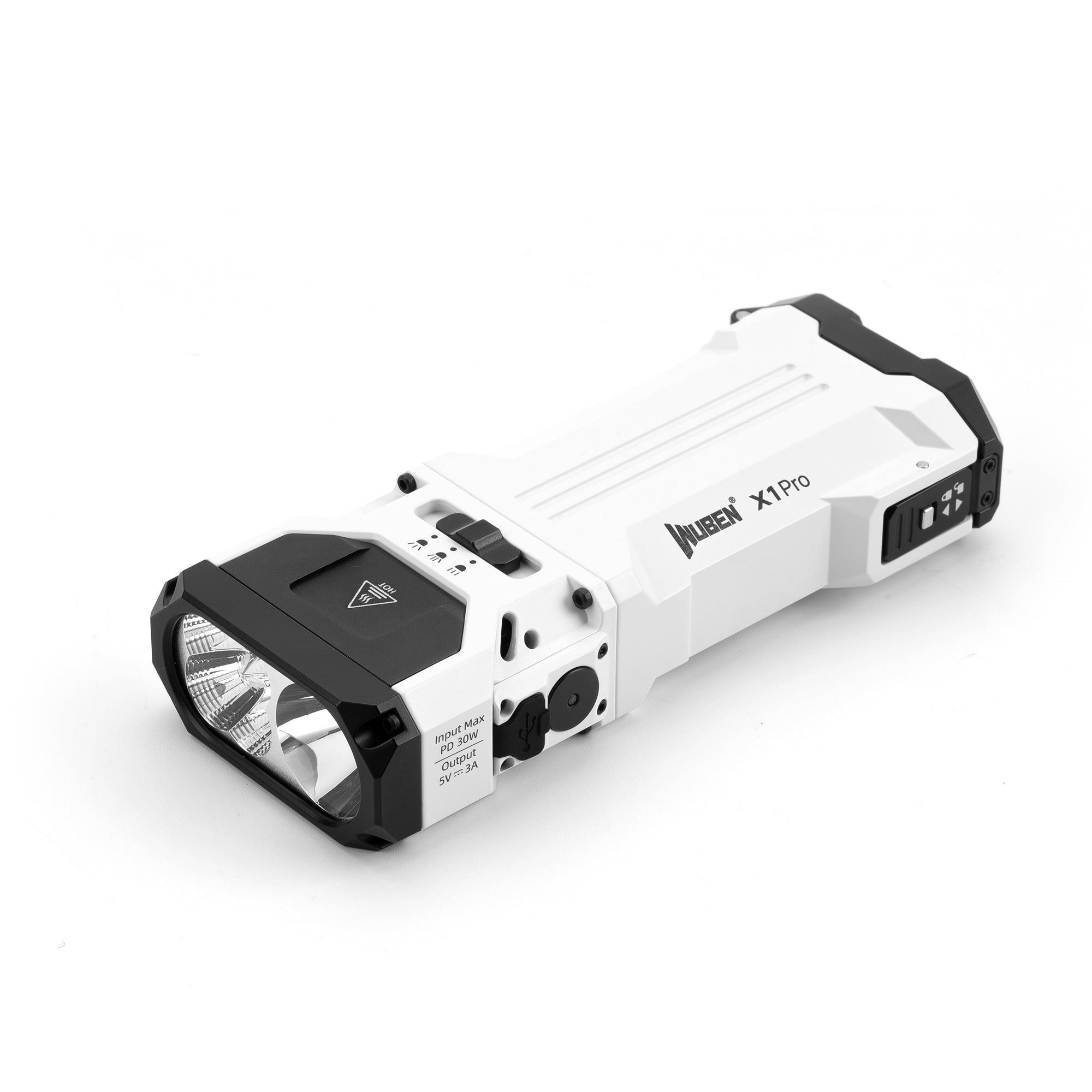 2026 Wuben X1Pro 12300 Lumens EDC Flashlight with Power Bank