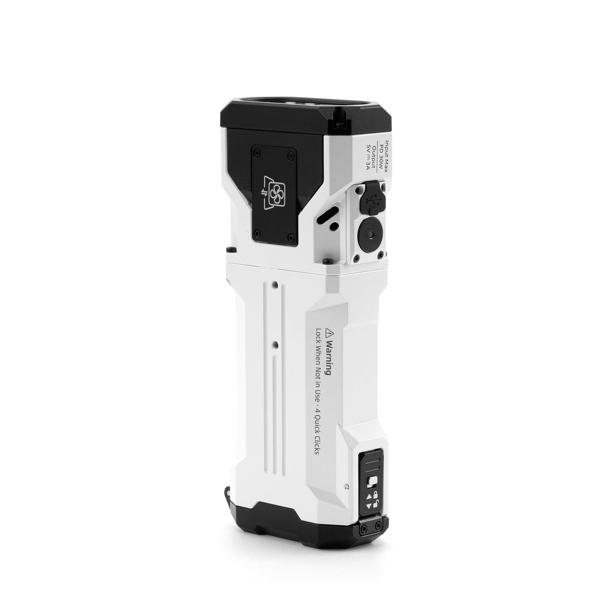 Wuben X1Pro 12300 lumens rechargeable power bank EDC Flashlight White-8