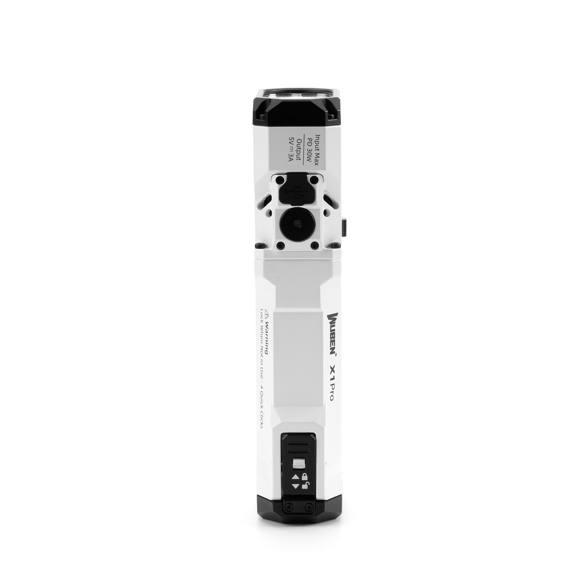 Wuben X1Pro 12300 lumens rechargeable power bank EDC Flashlight White-5