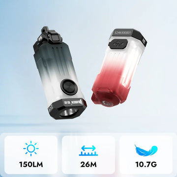 Wuben E2 PULSE 10.7g Compact Mini EDC Keychain Flashlight