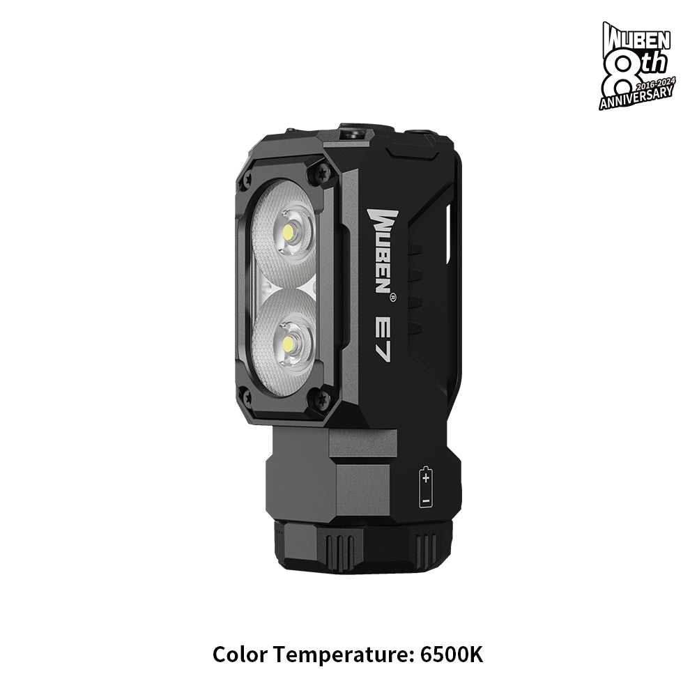 WUBEN E7 Magnetic Multi-functional EDC Flashlight 1800 Lumens
