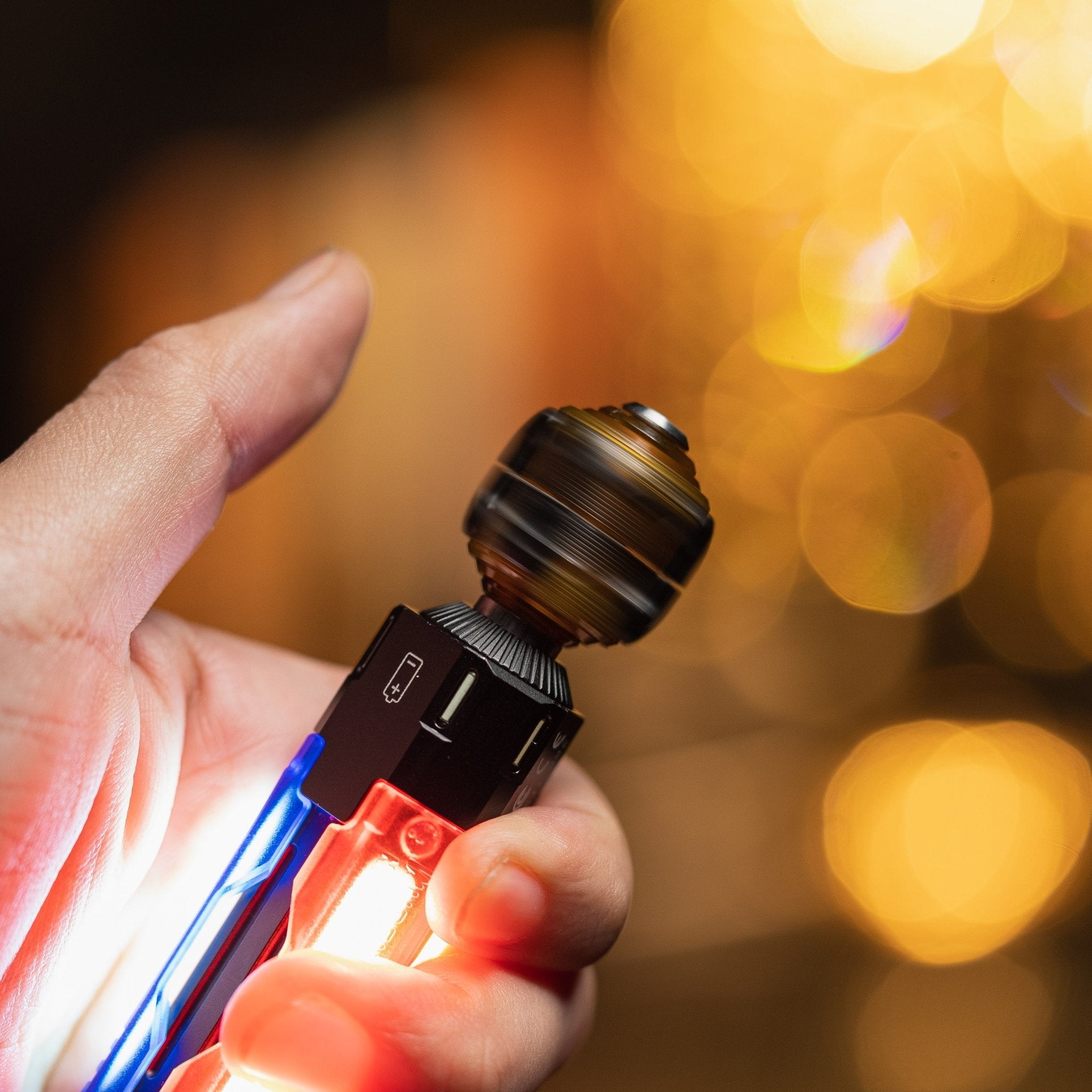 Wuben E8 Compact Magnetic 1300 Lumen EDC Camping Flashlight