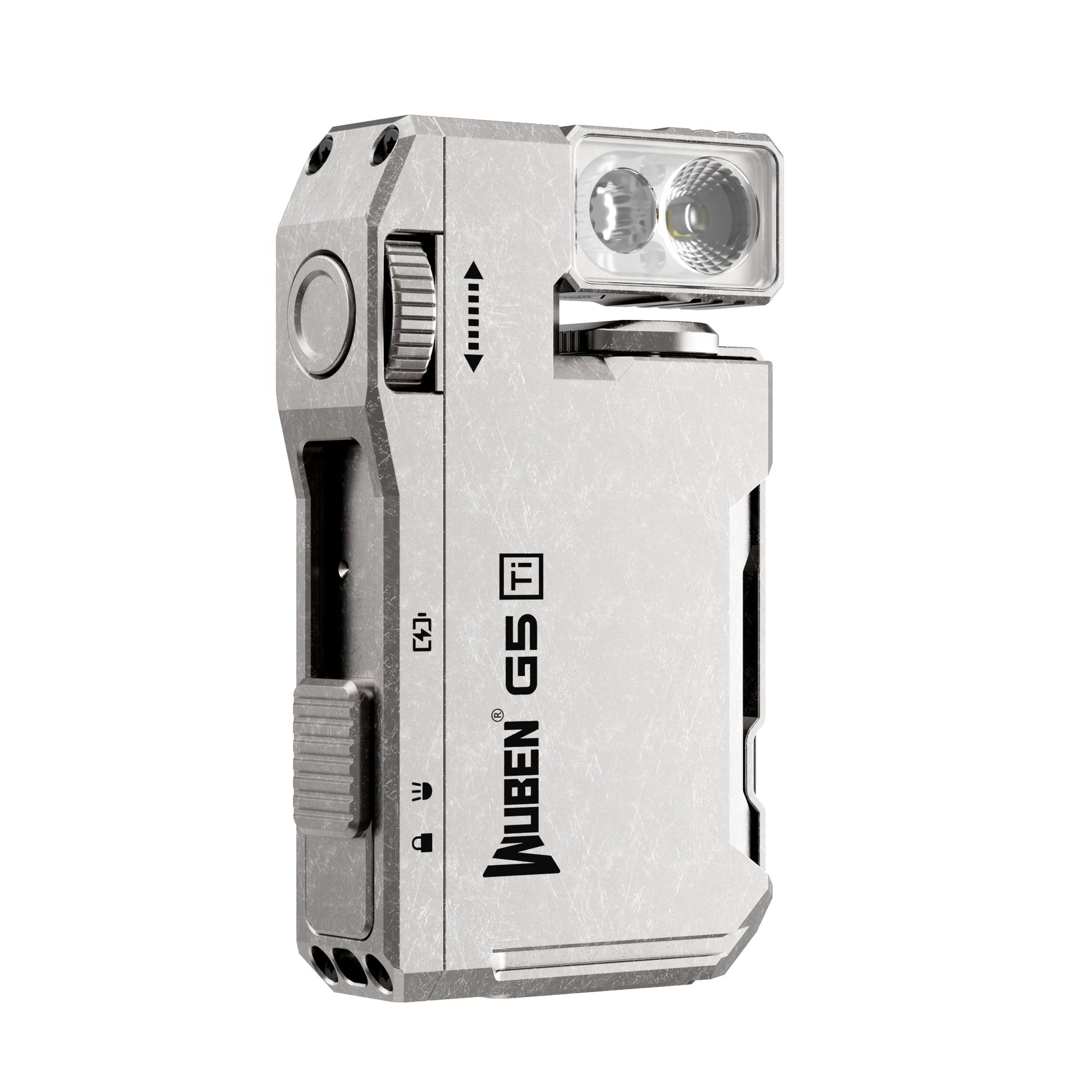 WUBEN G5 400 Lumens Compact Rechargeable EDC Flashlight (Titanium Edition)