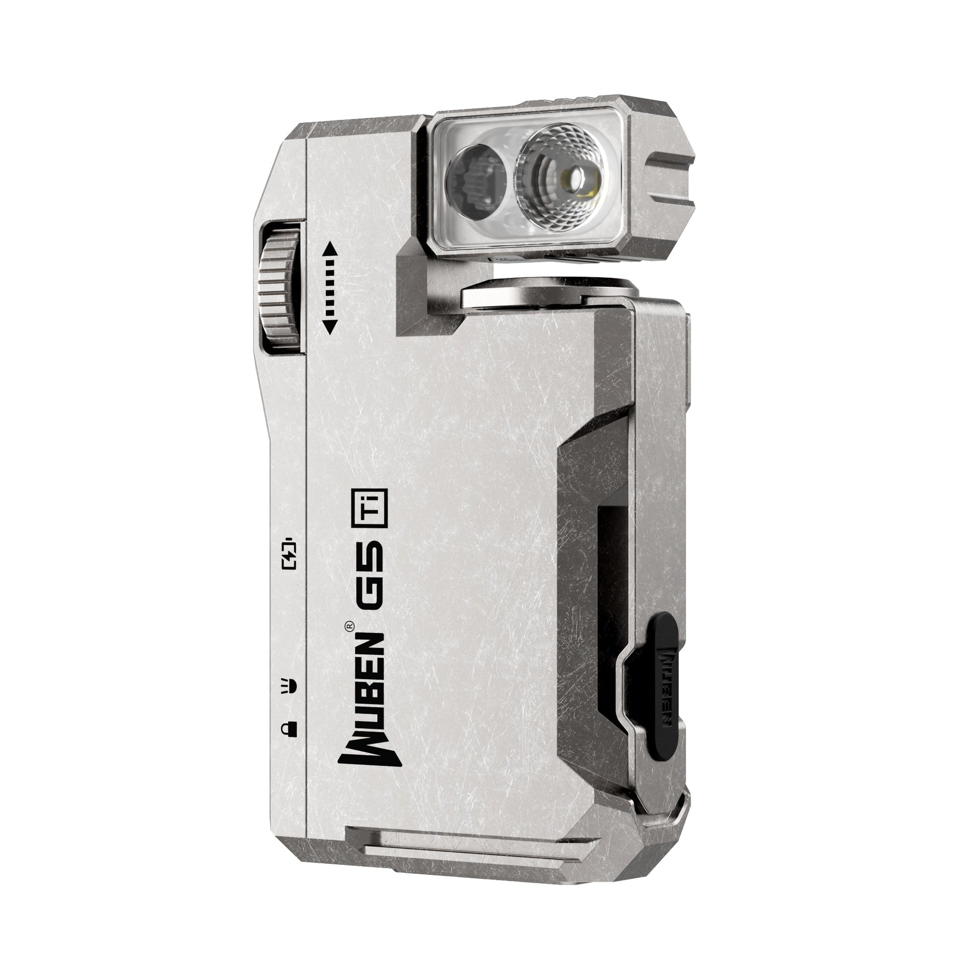 WUBEN G5 400 Lumens Compact Rechargeable EDC Flashlight (Titanium Edition)