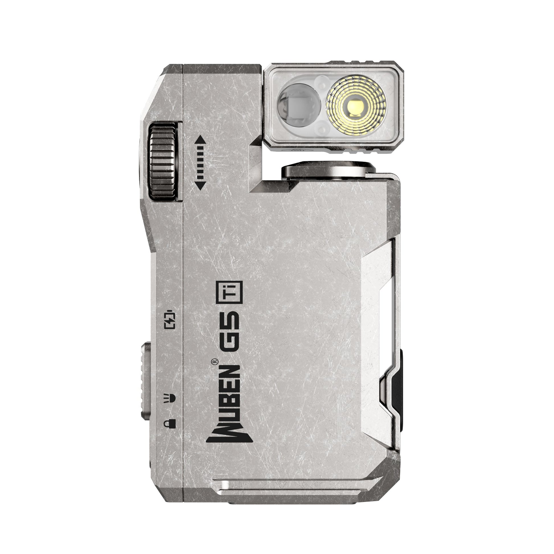 WUBEN G5 400 Lumens Compact Rechargeable EDC Flashlight (Titanium Edition)