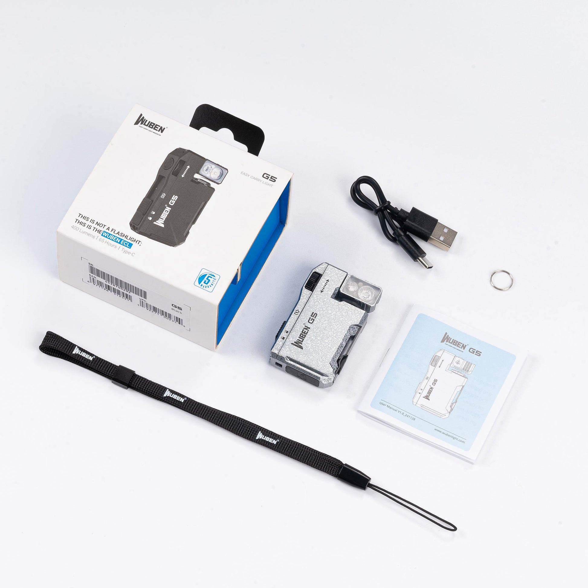 WUBEN G5（bundle） edc light 400 lumens