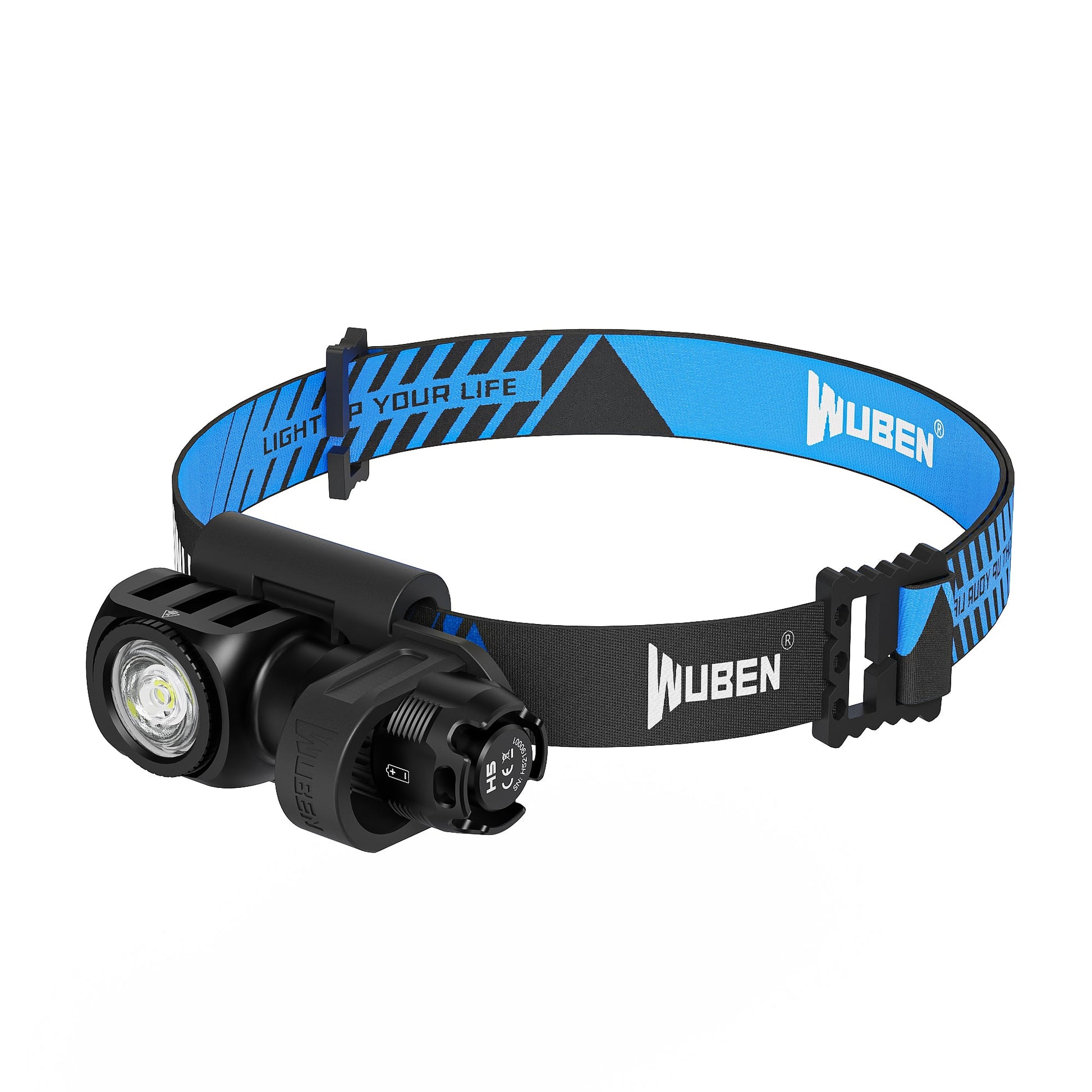 brightest rechargeable waterproof fighting flashlight NightBuddy Super Bright When the flashlight is powered off KNIBO Rechargeable Flashlight 99000 High