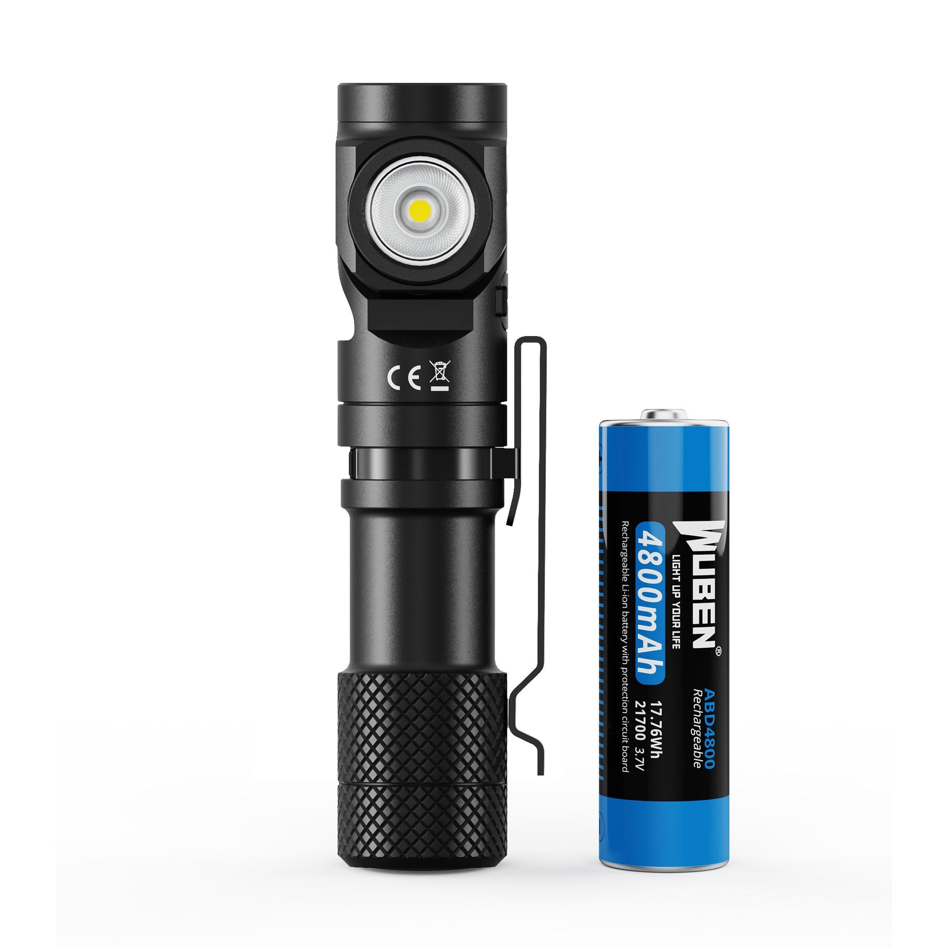 WUBEN L1 2000 Lumens Rechargeable EDC Tactical Flashlight