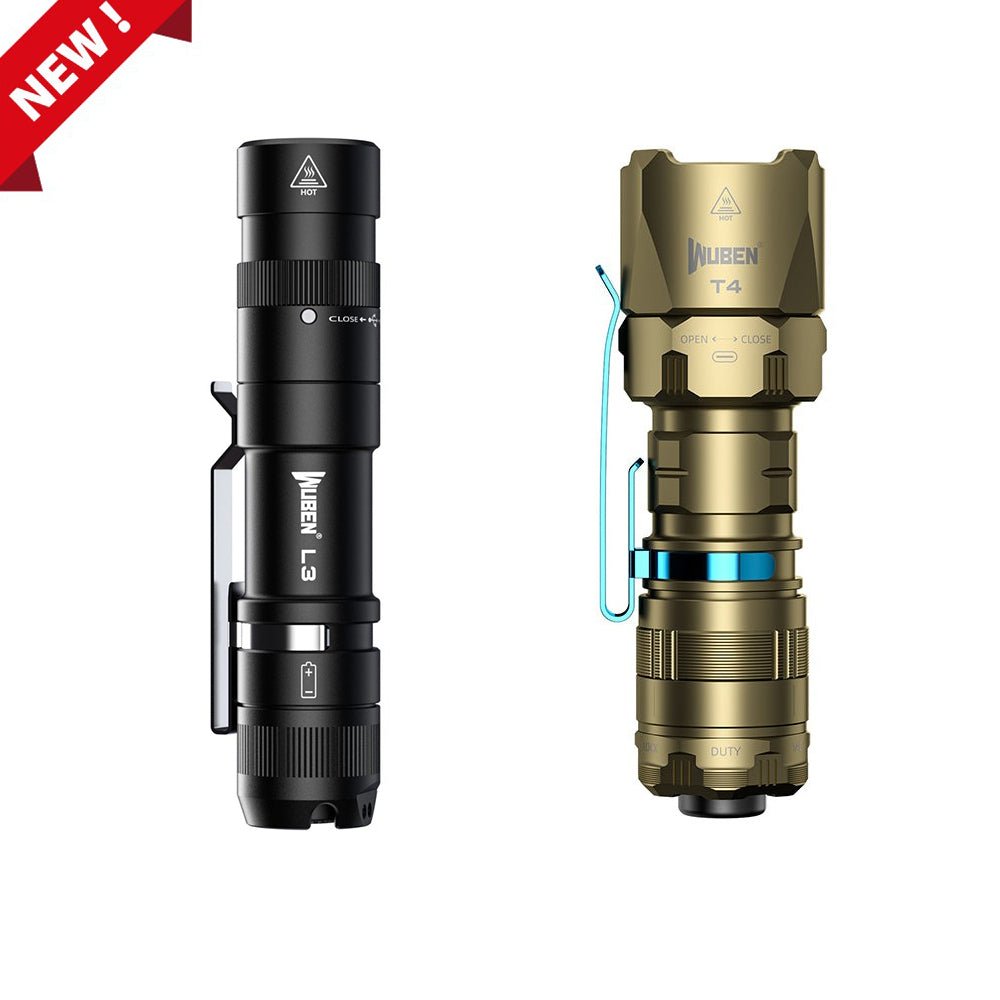 Wuben L3 3000 Lumens EDC Tactical Pocket Flashlight