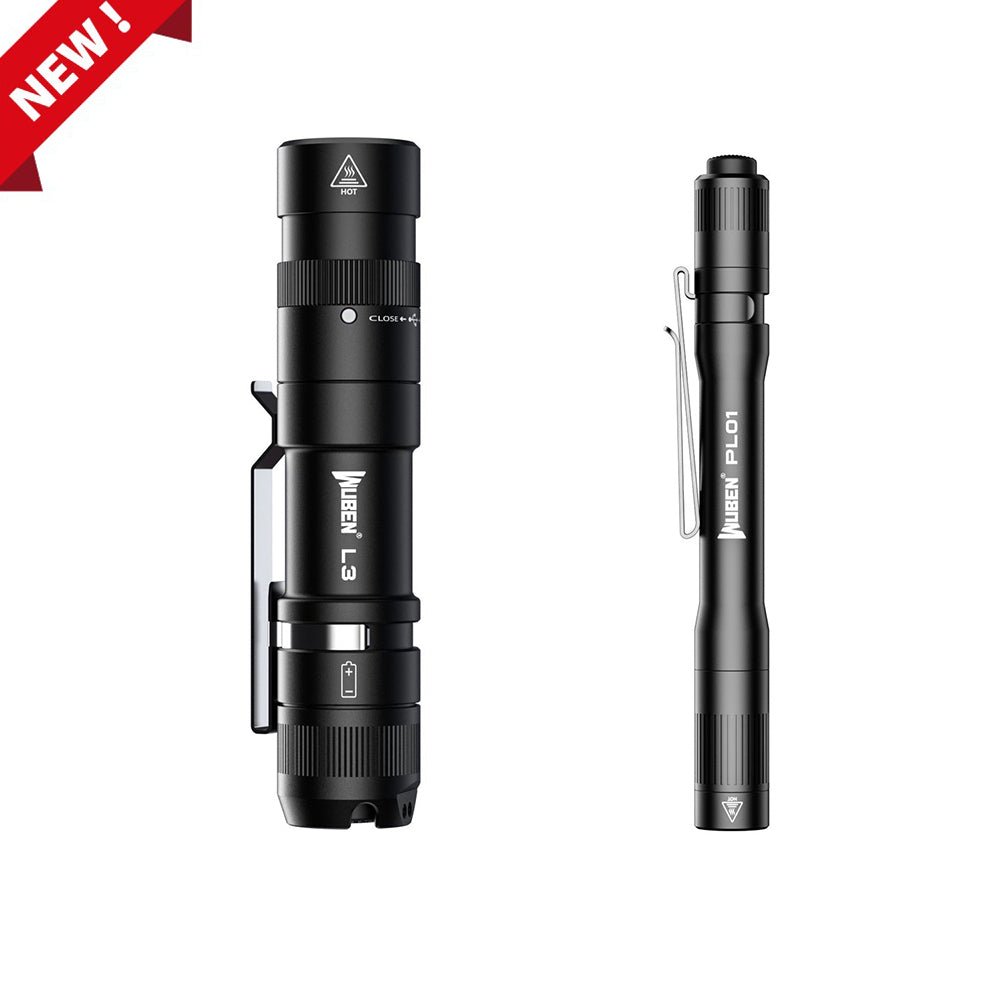 Wuben L3 3000 Lumens EDC Tactical Pocket Flashlight