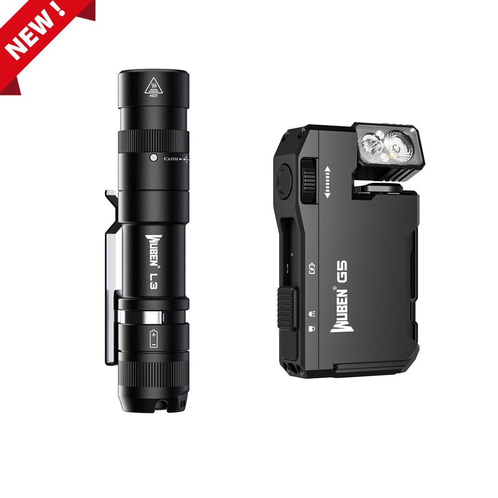 Wuben L3 3000 Lumens EDC Tactical Pocket Flashlight
