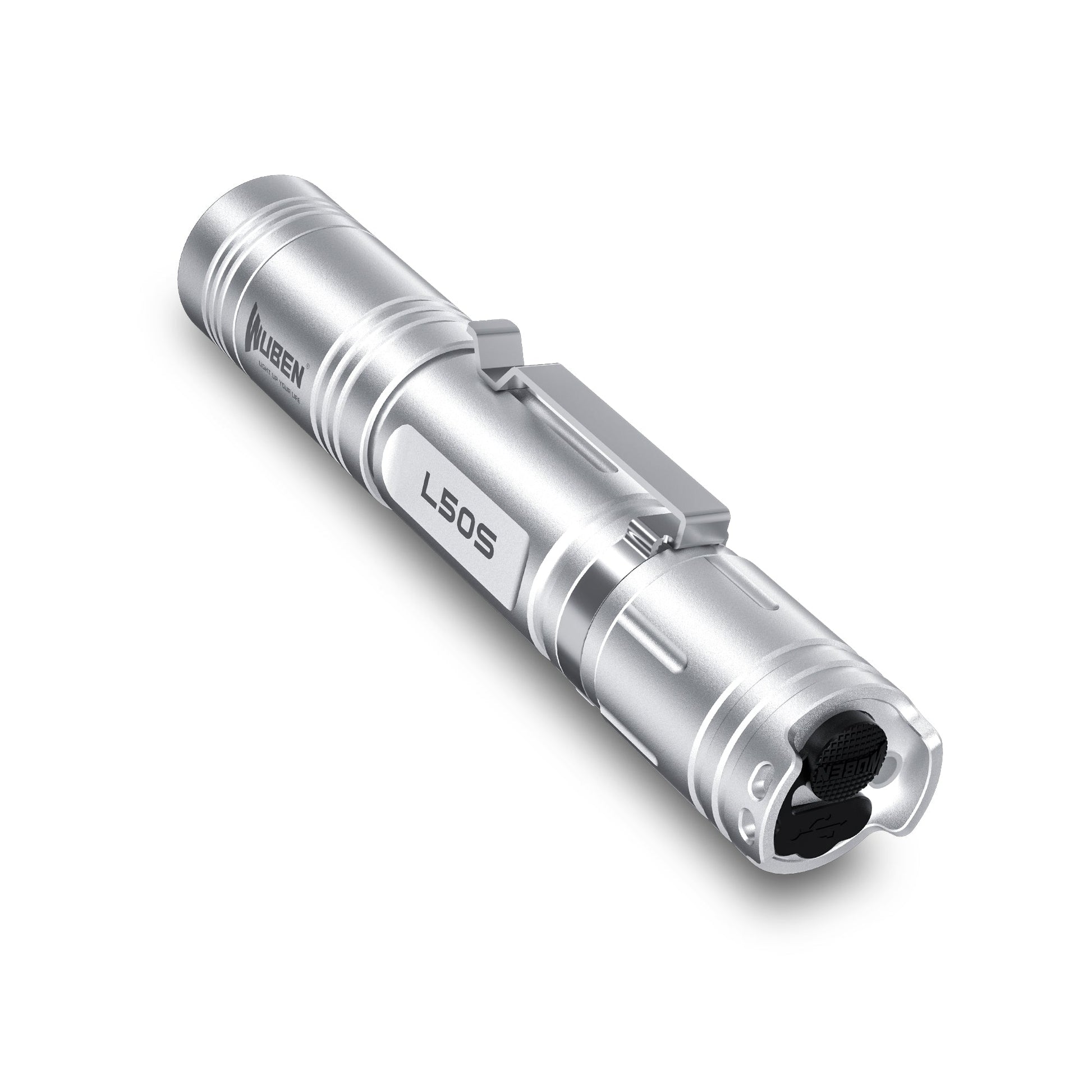 Wuben L50 EDC Rechargeable 18650 Tactical LED Flashlight