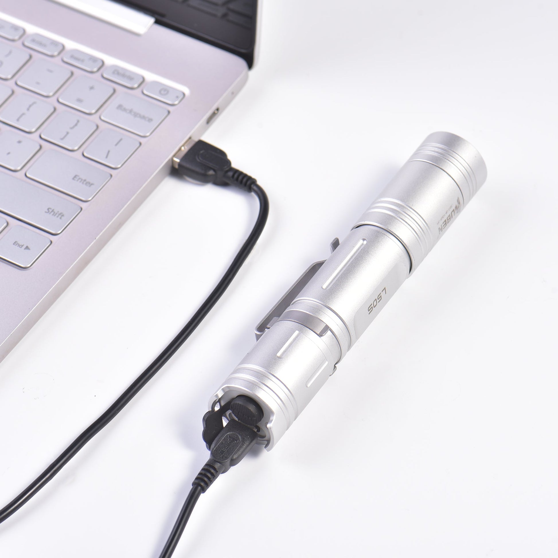 Wuben L50 EDC Rechargeable 18650 Tactical LED Flashlight