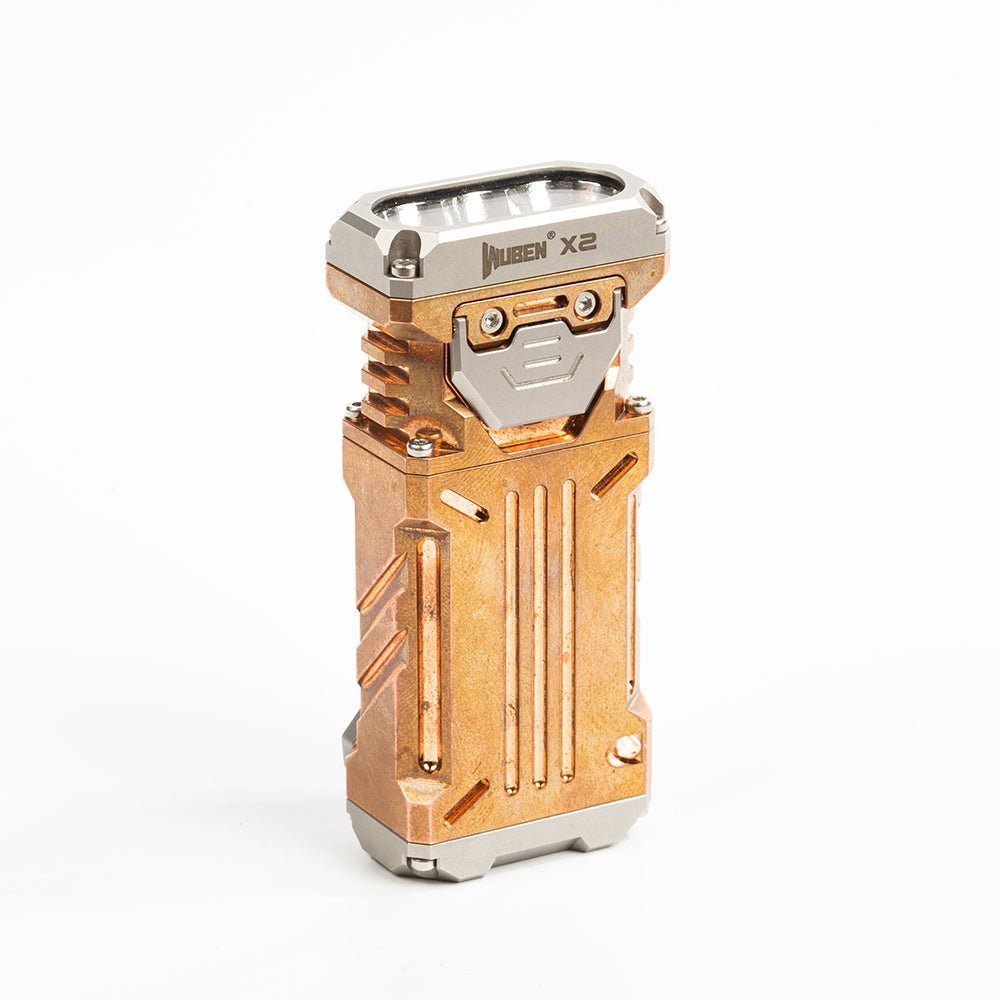 峯脇・POCKET PANiC SHY 大古参ペンライト WUBEN X2 EDC Camping - 2500 Lumens Rechargeable Flashlight