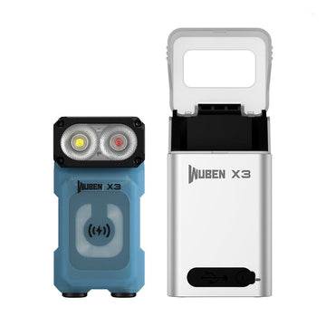 WUBEN Lightok X3 Owl Compact Rechargeable EDC Flashlight（Red and white light）
