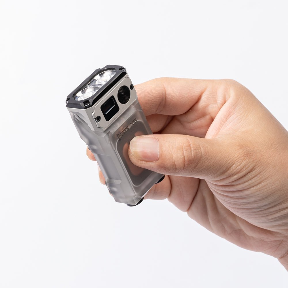 WUBEN Lightok X3 Owl Compact Rechargeable EDC Flashlight（Red and white light）