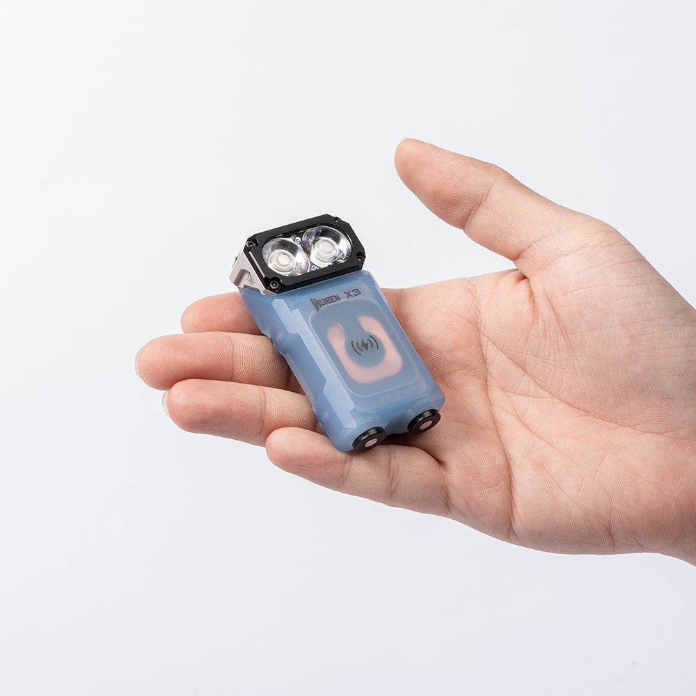 WUBEN Lightok X3 Owl Compact Rechargeable EDC Flashlight（Red and white light）