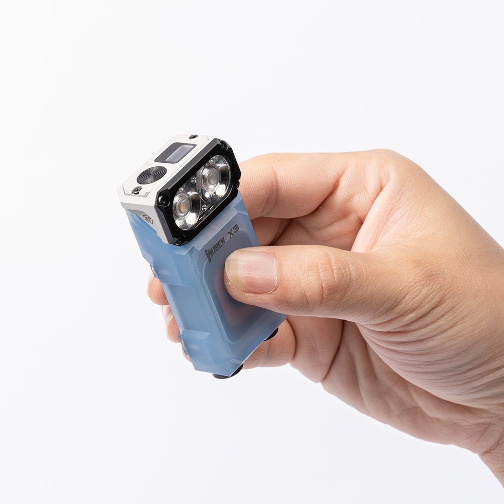 WUBEN Lightok X3 Owl Compact Rechargeable EDC Flashlight（Red and white light）