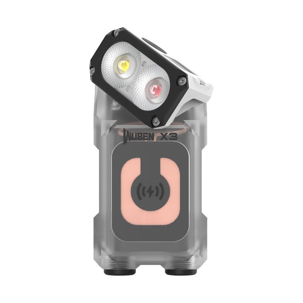 WUBEN Lightok X3 Owl Compact Rechargeable EDC Flashlight（Red and white light）
