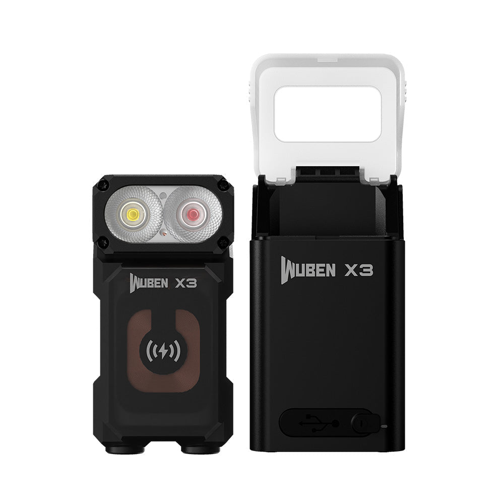 【新品未開封】WUBEN X3 ブルー Wuben X3 EDC Rechargeable Magnetic Pocket Flashlight