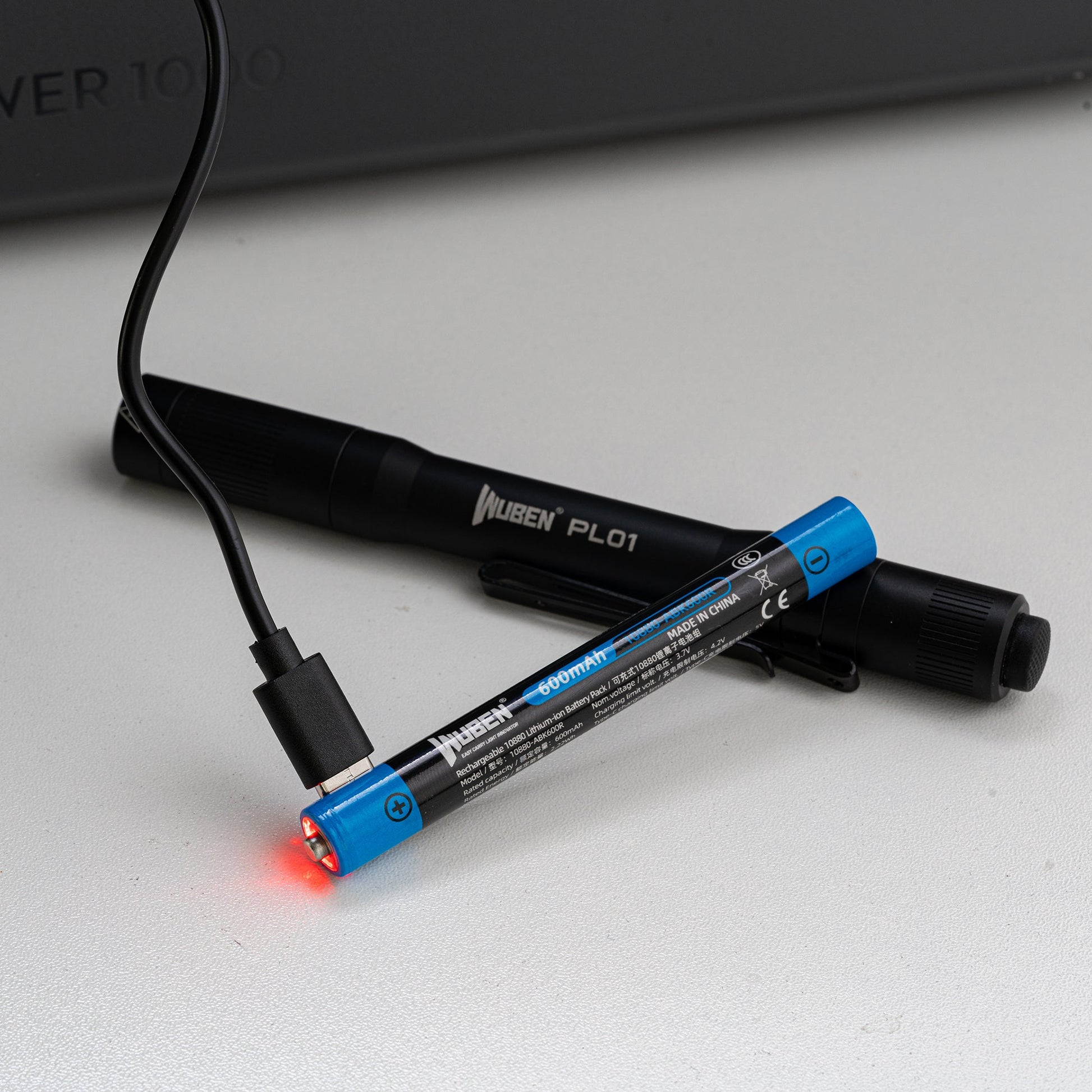 WUBEN PL01 Featherlight Rechargeable Tactical EDC Waterproof Pen Flashlight