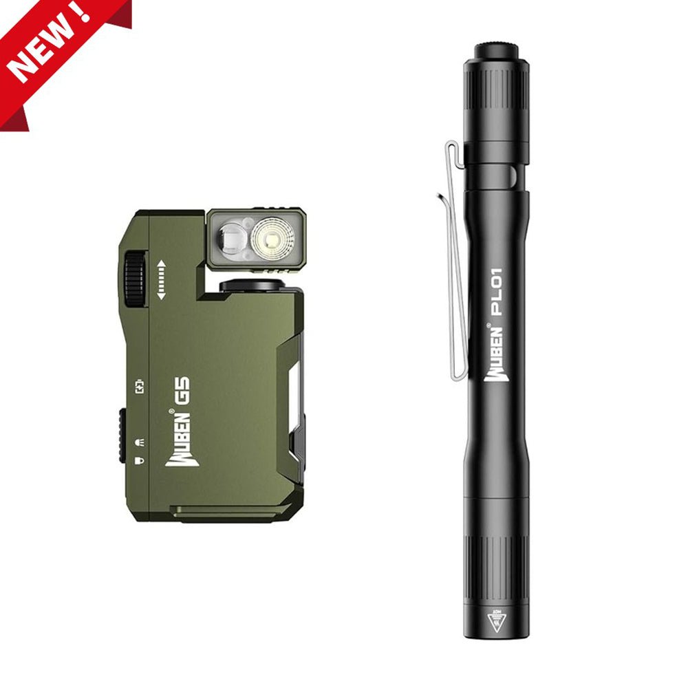 WUBEN PL01 Featherlight Rechargeable Tactical EDC Waterproof Pen Flashlight