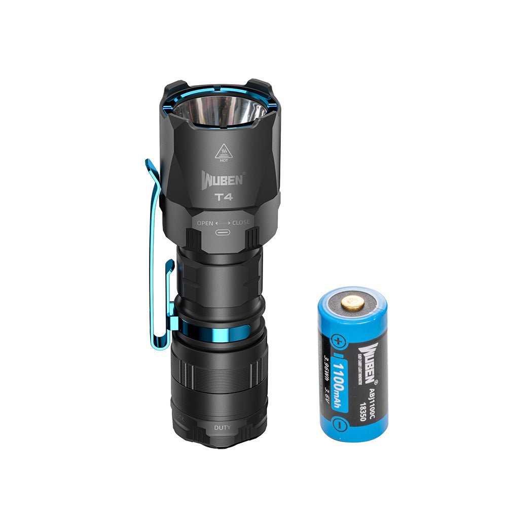Wuben T4 Portable Tactical EDC Rechargeable Flashlight