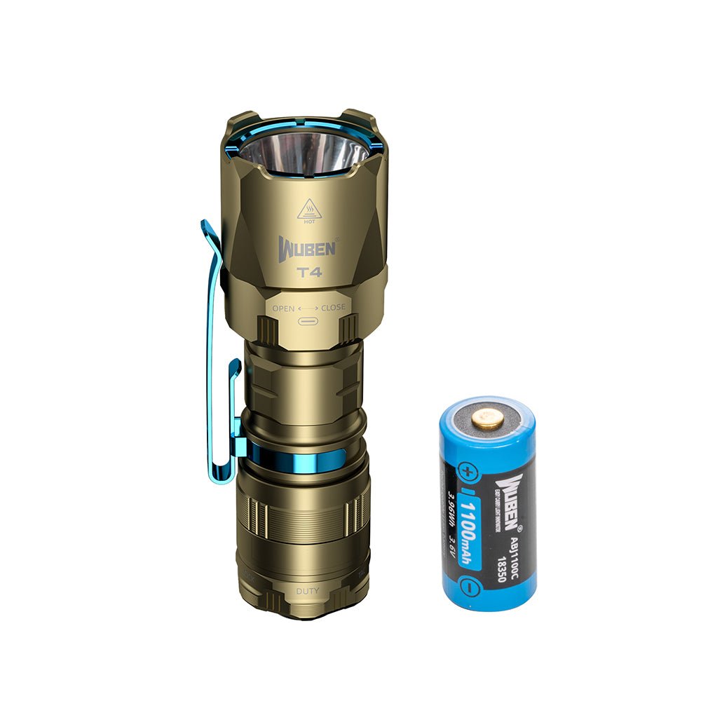 Wuben T4 Portable Tactical EDC Rechargeable Flashlight