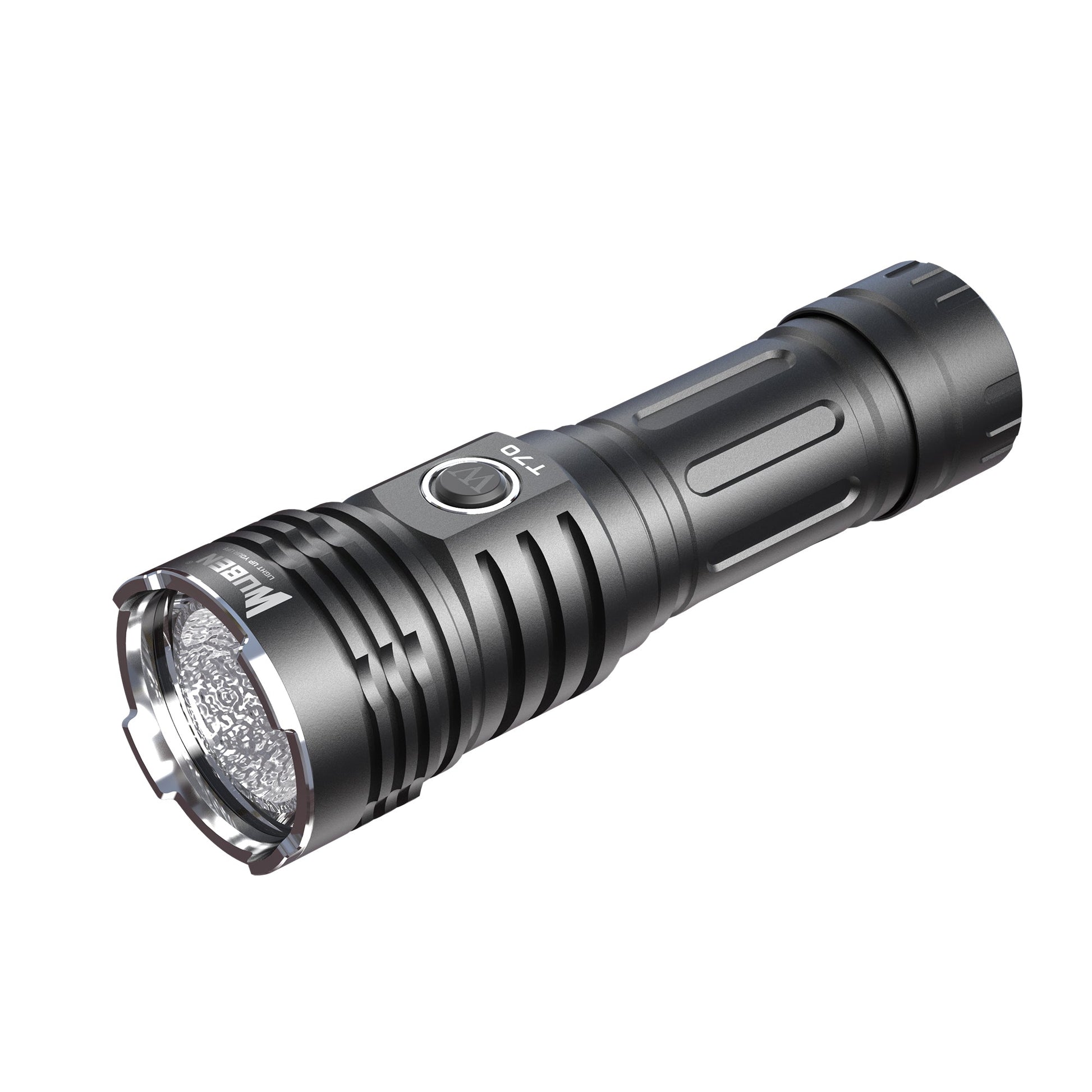 Wuben T70 Tactical Flashlight - 4200 Lumens - Camo-Side