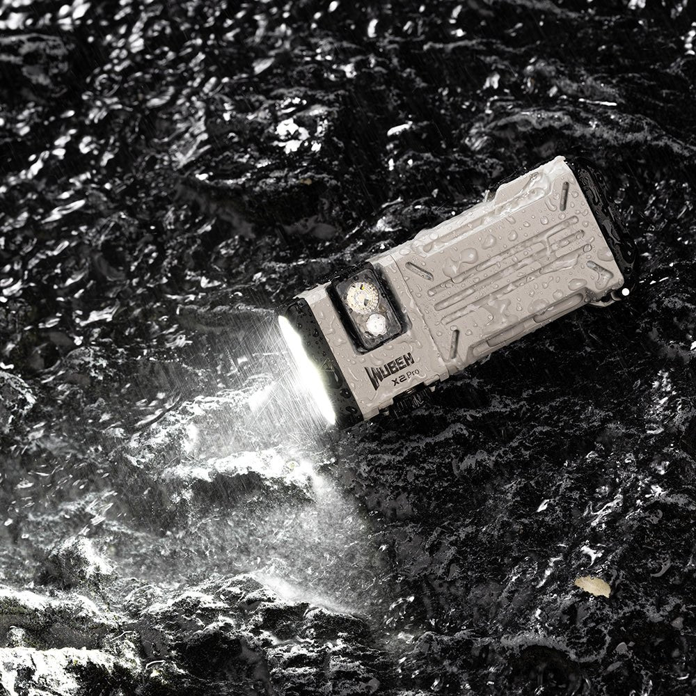 Wuben X2 Pro 1500 Lumens Magnetic EDC Tactical Flashlight