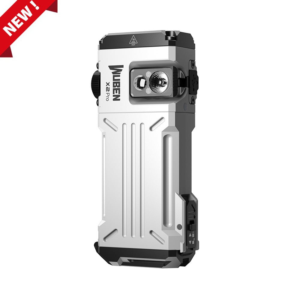 Wuben X2 Pro 1500 Lumens Magnetic EDC Tactical Flashlight