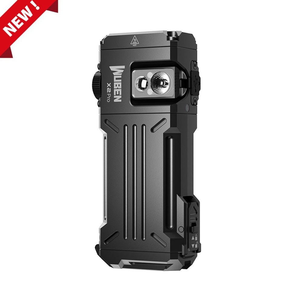 Wuben X2 Pro 1500 Lumens Magnetic EDC Tactical Flashlight