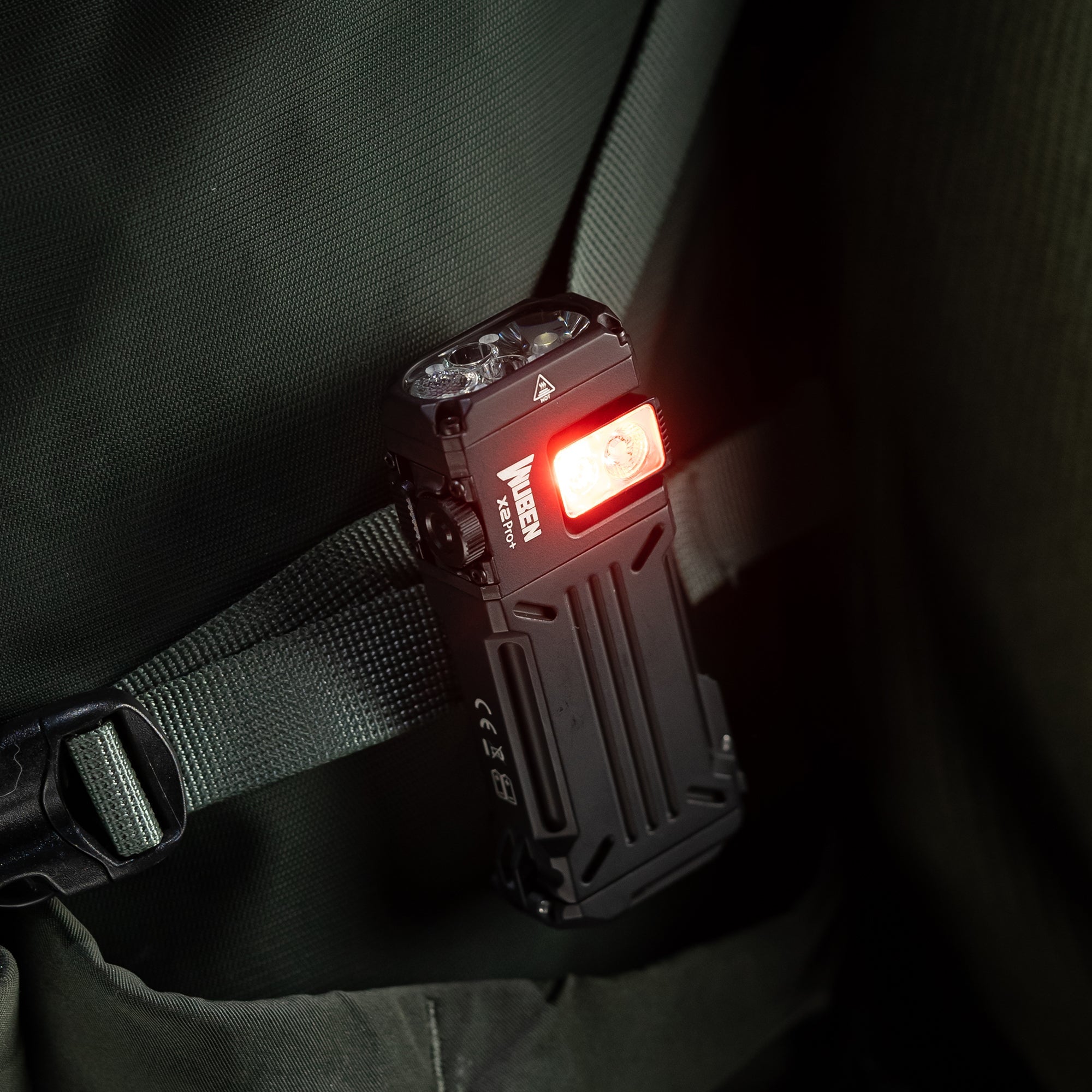 Wuben X2 Pro+ 1500 Lumens Magnetic EDC Tactical Flashlight