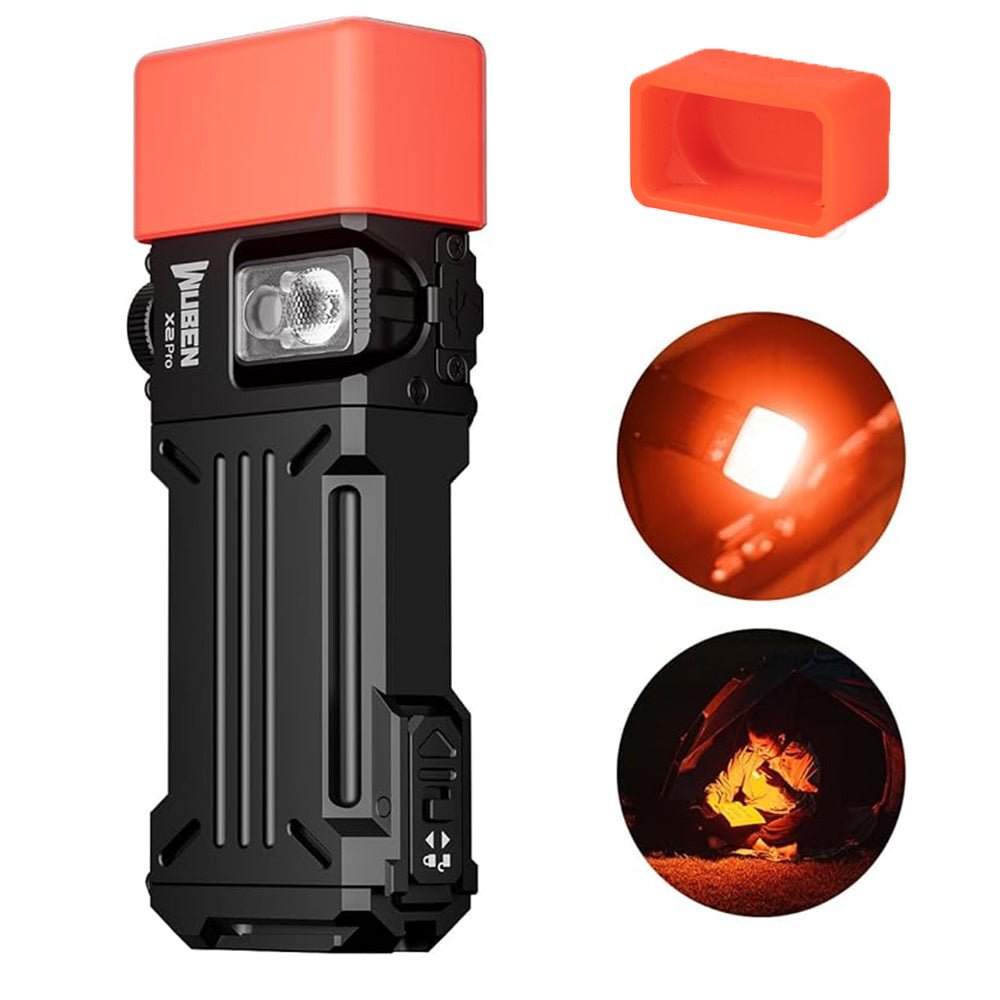 Wuben X2 Pro 1500 Lumens Magnetic EDC Tactical Flashlight
